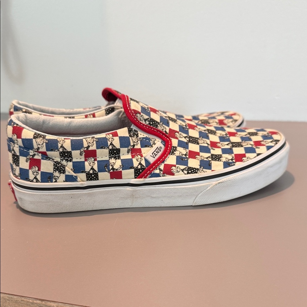 Vans Kids Checkered Slip-On Shoes - Marvel fans - Picture 4 of 6